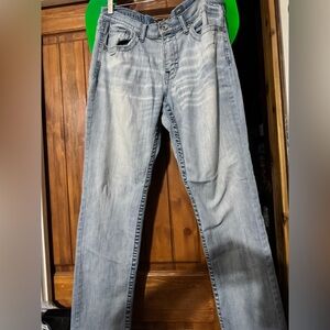 BKE NOLAN STRAIGHT LEG JEANS SIZE 34L